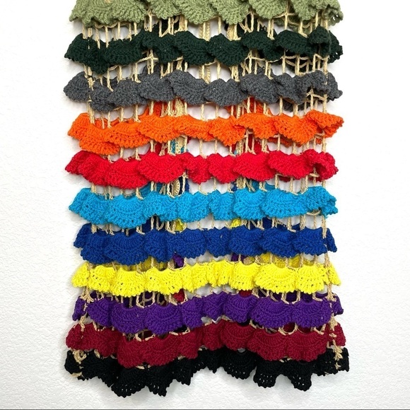 Crochet open front  scalloped vest medium - Picture 9 of 14